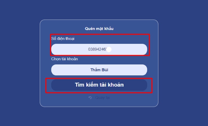 Khôi phục lại mật khẩu nhanh chóng, dễ dàng tại DK8